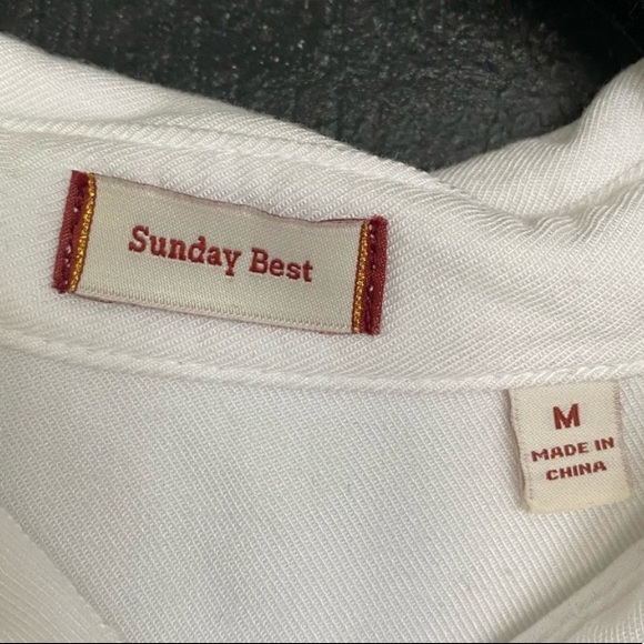 Aritzia Sunday Best Talua Button Up Blouse - Picture 4 of 4